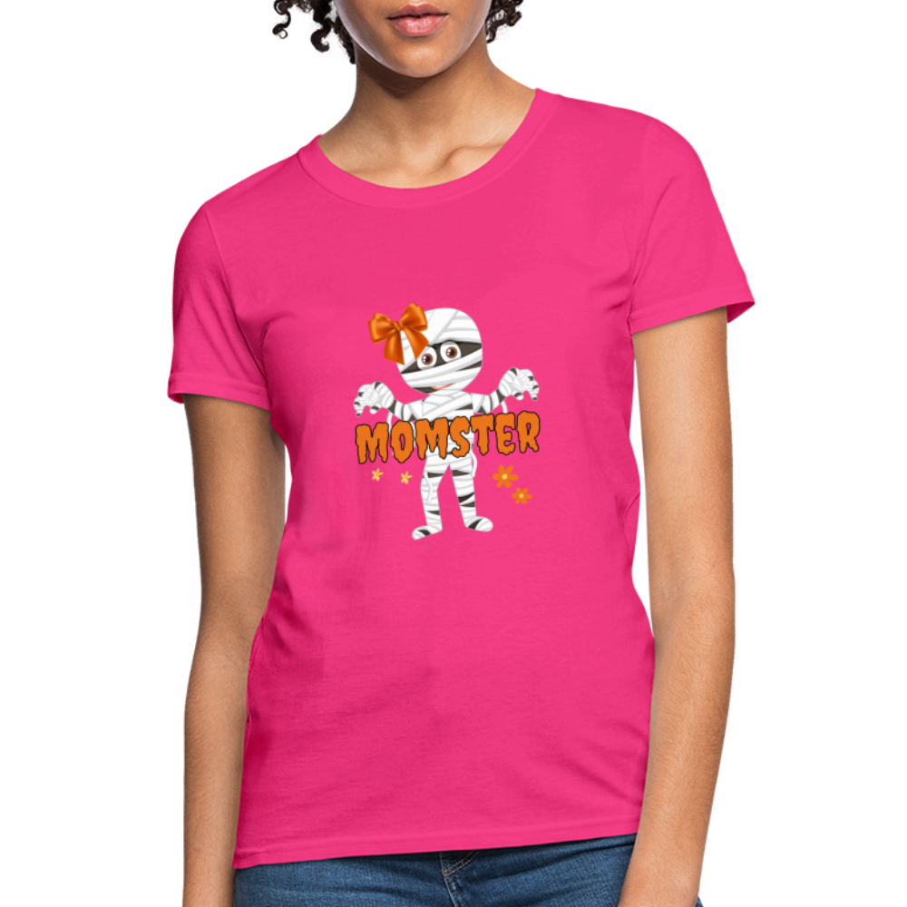 Momster Women's T-Shirt - fuchsia
