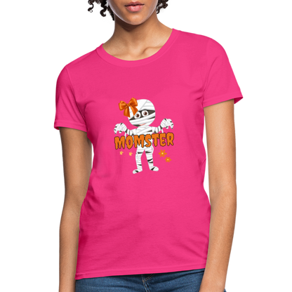 Momster Women's T-Shirt - fuchsia