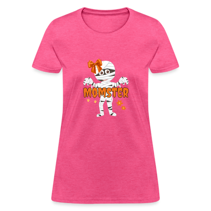 Momster Women's T-Shirt - heather pink