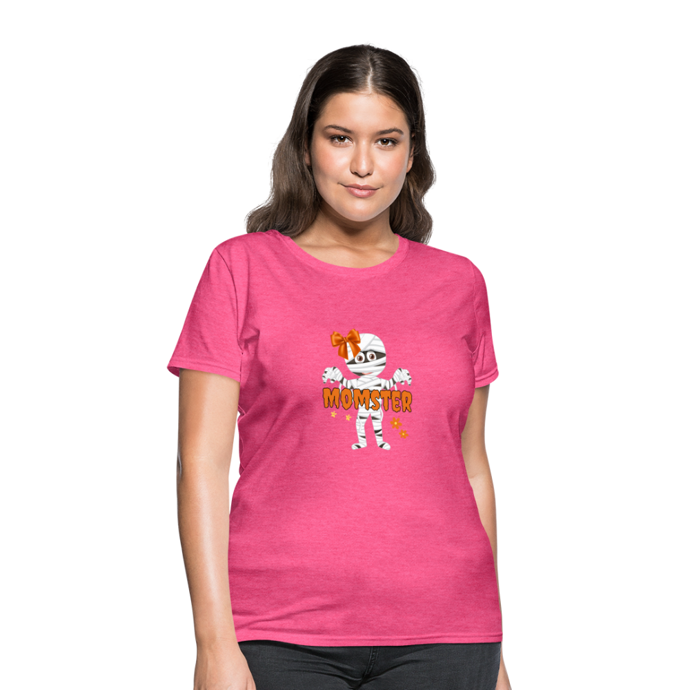 Momster Women's T-Shirt - heather pink