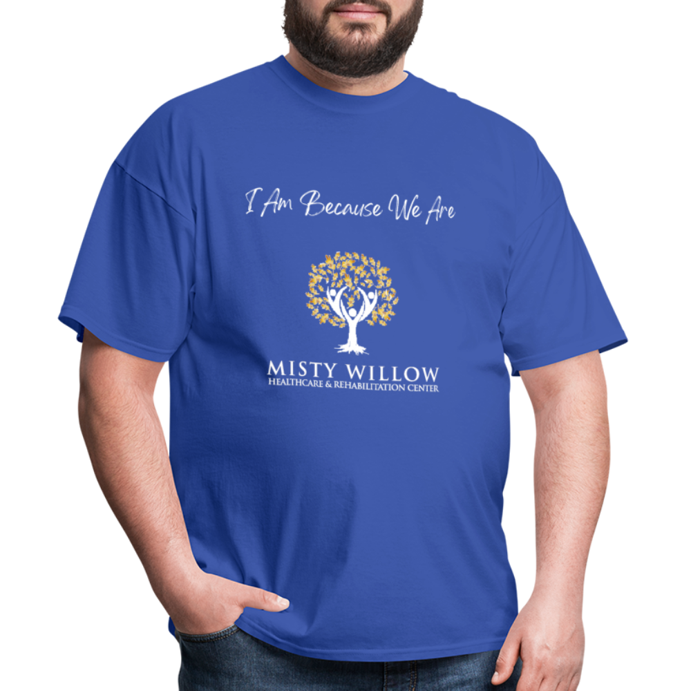 Misty Willow (White Logo) Unisex Classic T-Shirt - royal blue