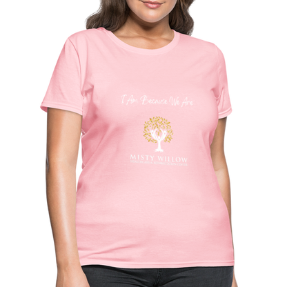 Misty Willow (white logo) Women's T-Shirt - pink