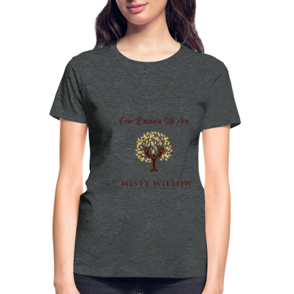 Misty Willow Gildan Ultra Cotton Ladies T-Shirt - deep heather