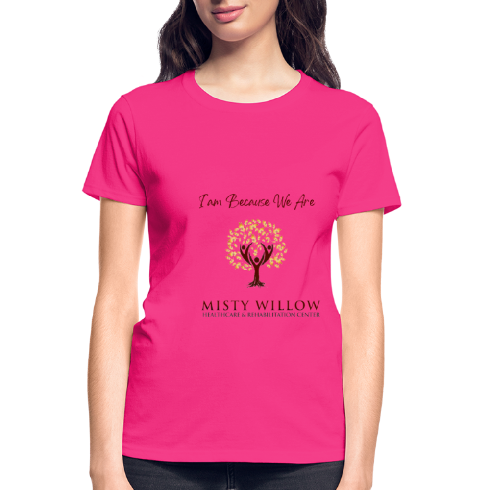 Misty Willow Gildan Ultra Cotton Ladies T-Shirt - fuchsia