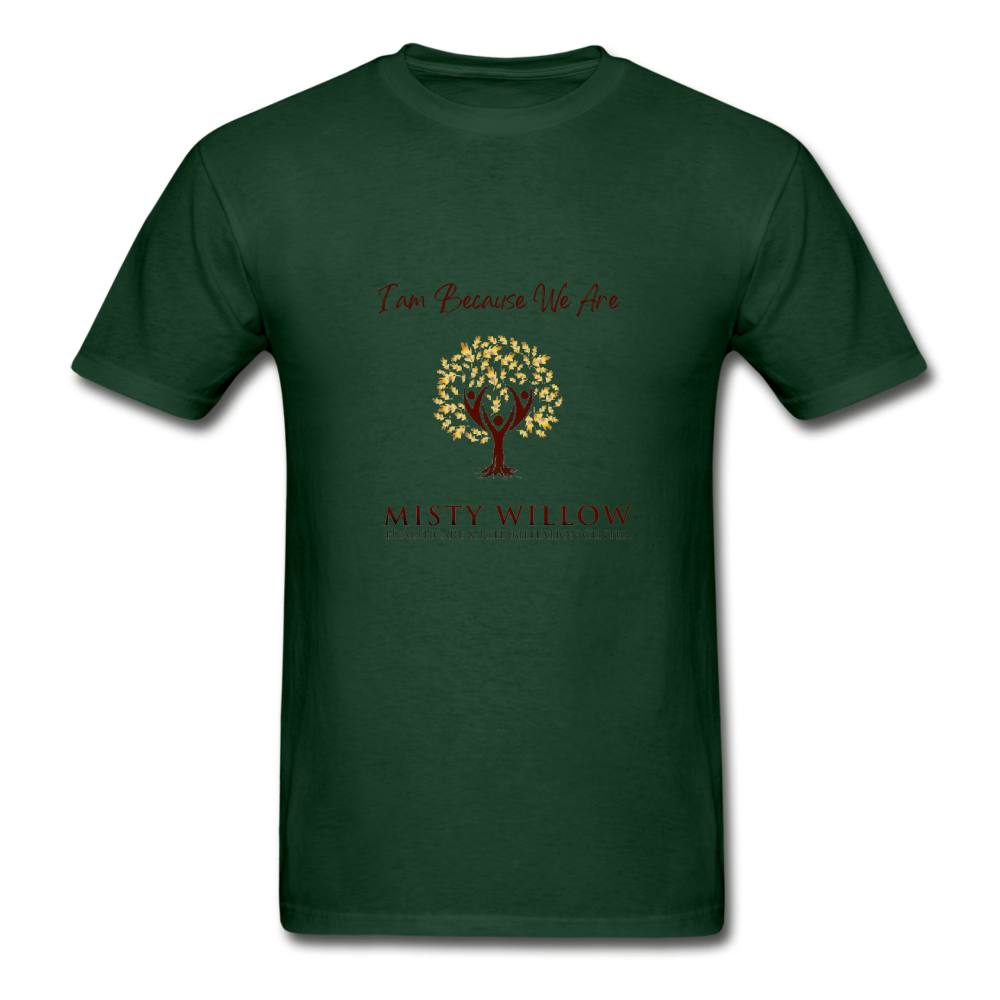 Misty Willow Gildan Ultra Cotton Adult T-Shirt - forest green
