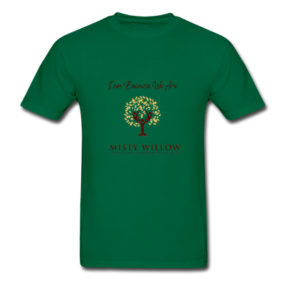 Misty Willow Gildan Ultra Cotton Adult T-Shirt - bottlegreen