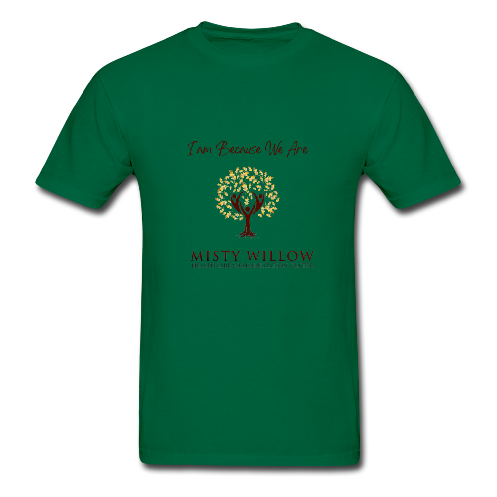 Misty Willow Gildan Ultra Cotton Adult T-Shirt - bottlegreen