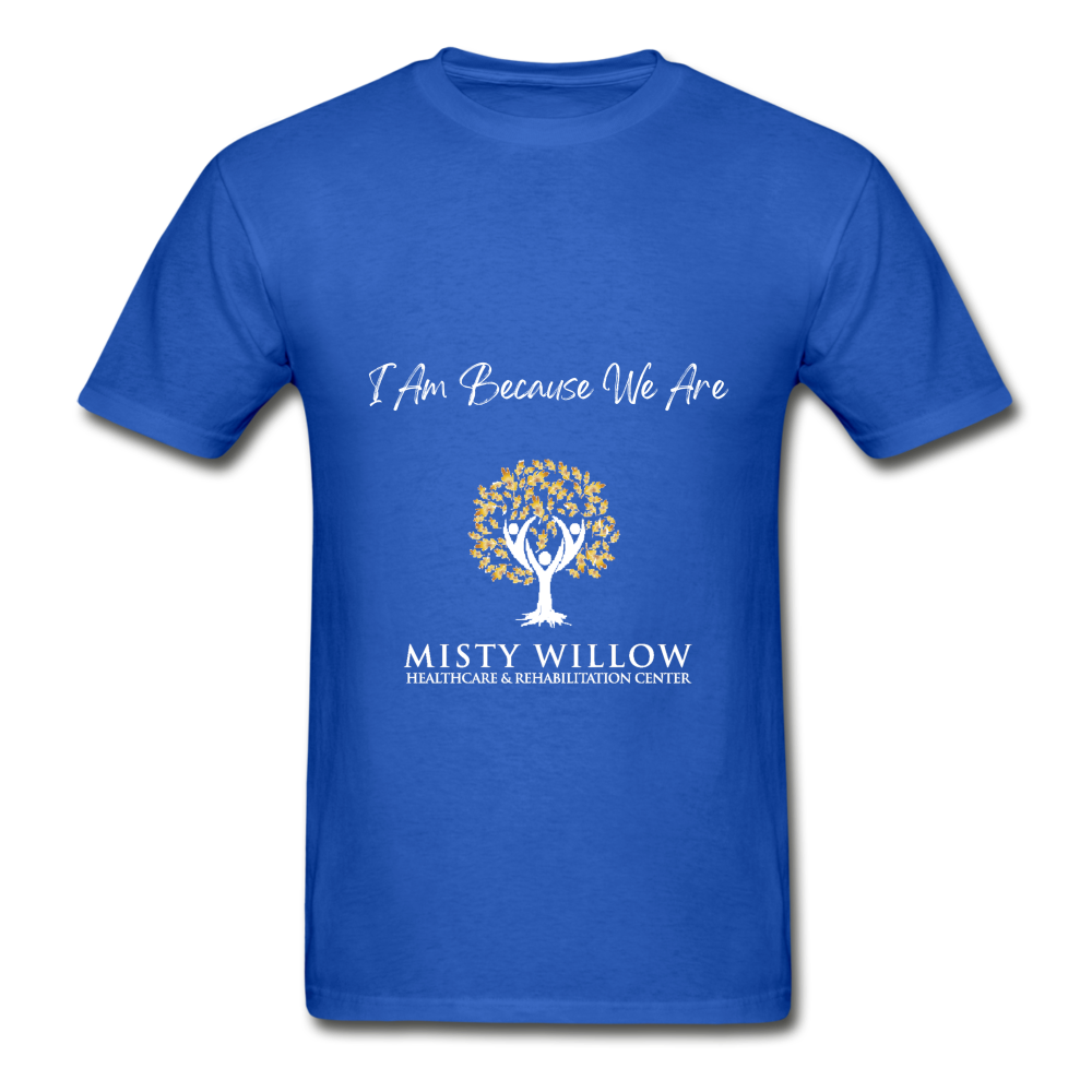 Misty Willow (white logo) Gildan Ultra Cotton Adult T-Shirt - royal blue