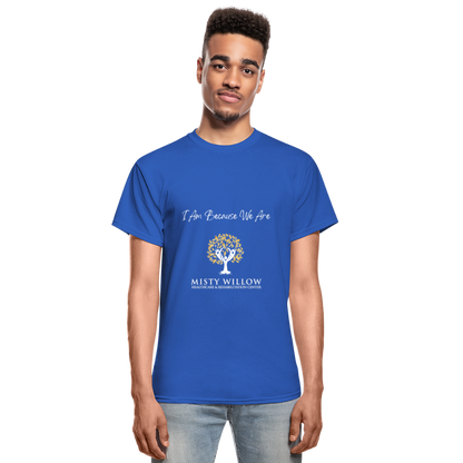 Misty Willow (white logo) Gildan Ultra Cotton Adult T-Shirt - royal blue