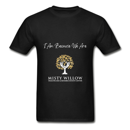 Misty Willow (white logo) Gildan Ultra Cotton Adult T-Shirt - black