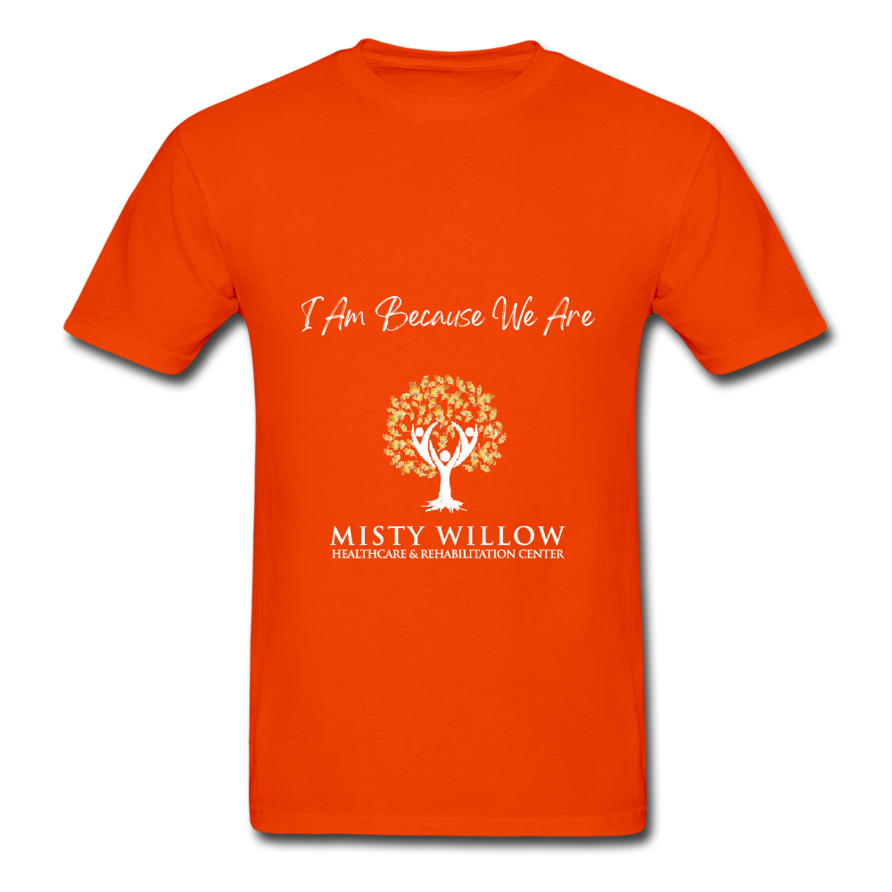 Misty Willow (white logo) Gildan Ultra Cotton Adult T-Shirt - orange