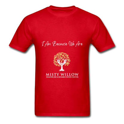 Misty Willow (white logo) Gildan Ultra Cotton Adult T-Shirt - red