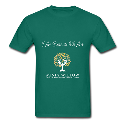 Misty Willow (white logo) Gildan Ultra Cotton Adult T-Shirt - petrol