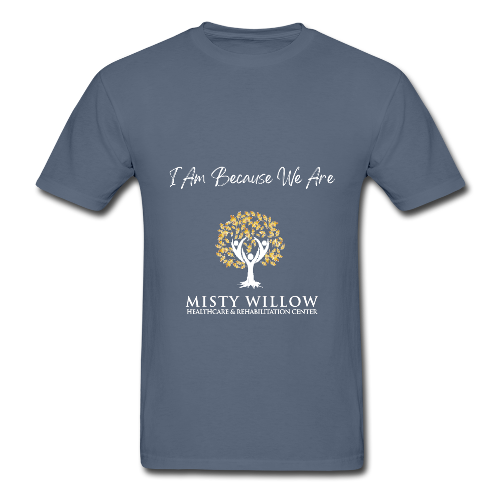Misty Willow (white logo) Gildan Ultra Cotton Adult T-Shirt - denim