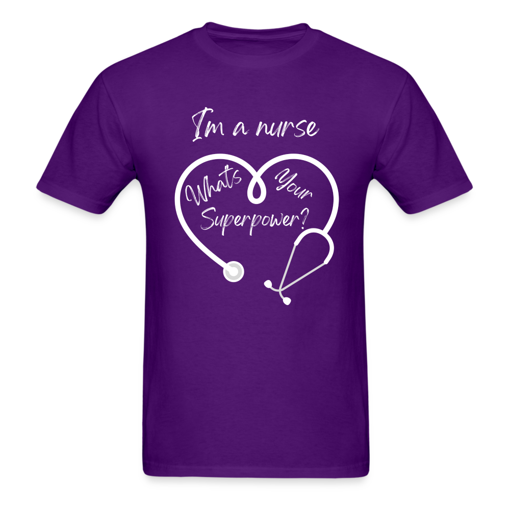 I'm a Nurse Unisex Classic T-Shirt - purple
