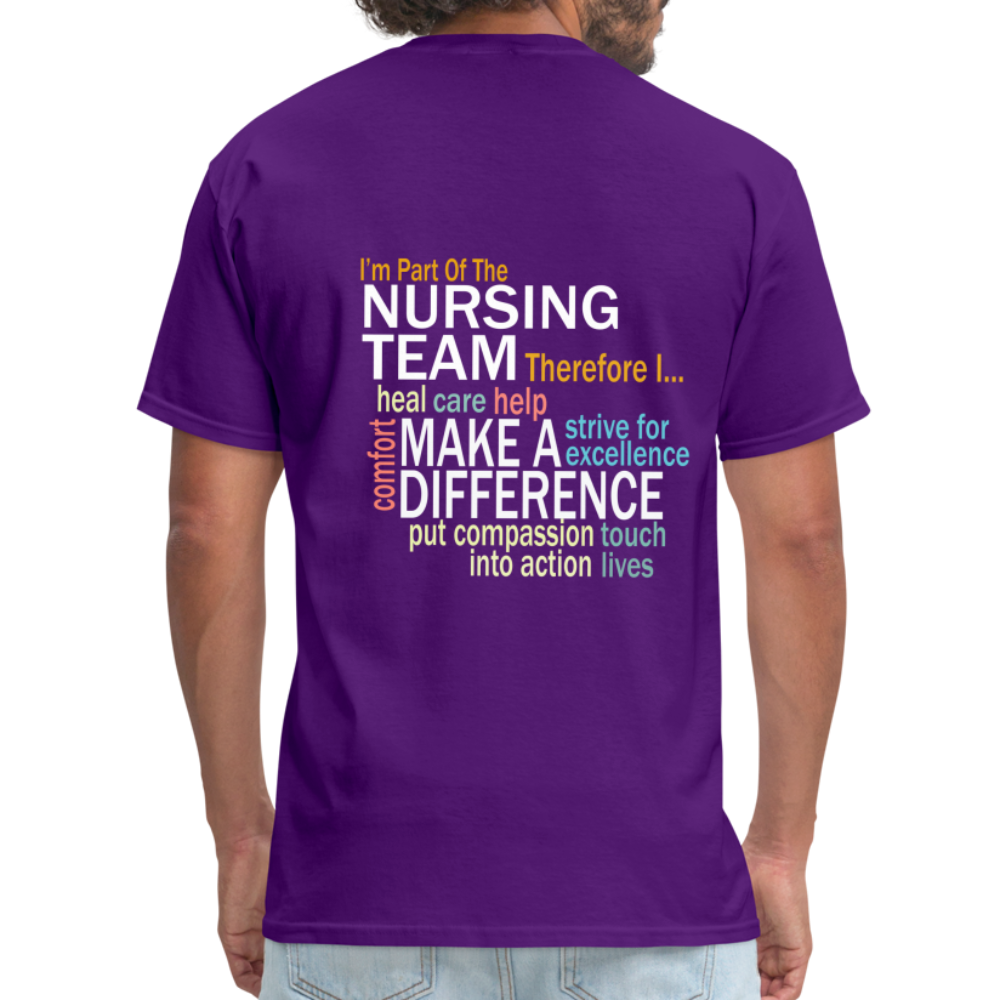 I'm Part of the Nursing Team - Unisex Classic T-Shirt - purple