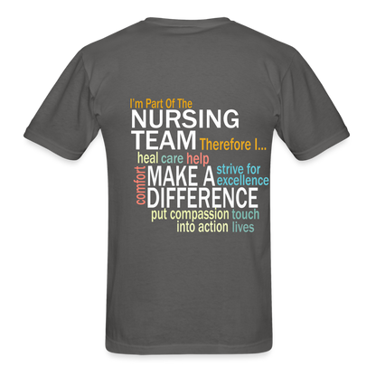 I'm Part of the Nursing Team - Unisex Classic T-Shirt - charcoal