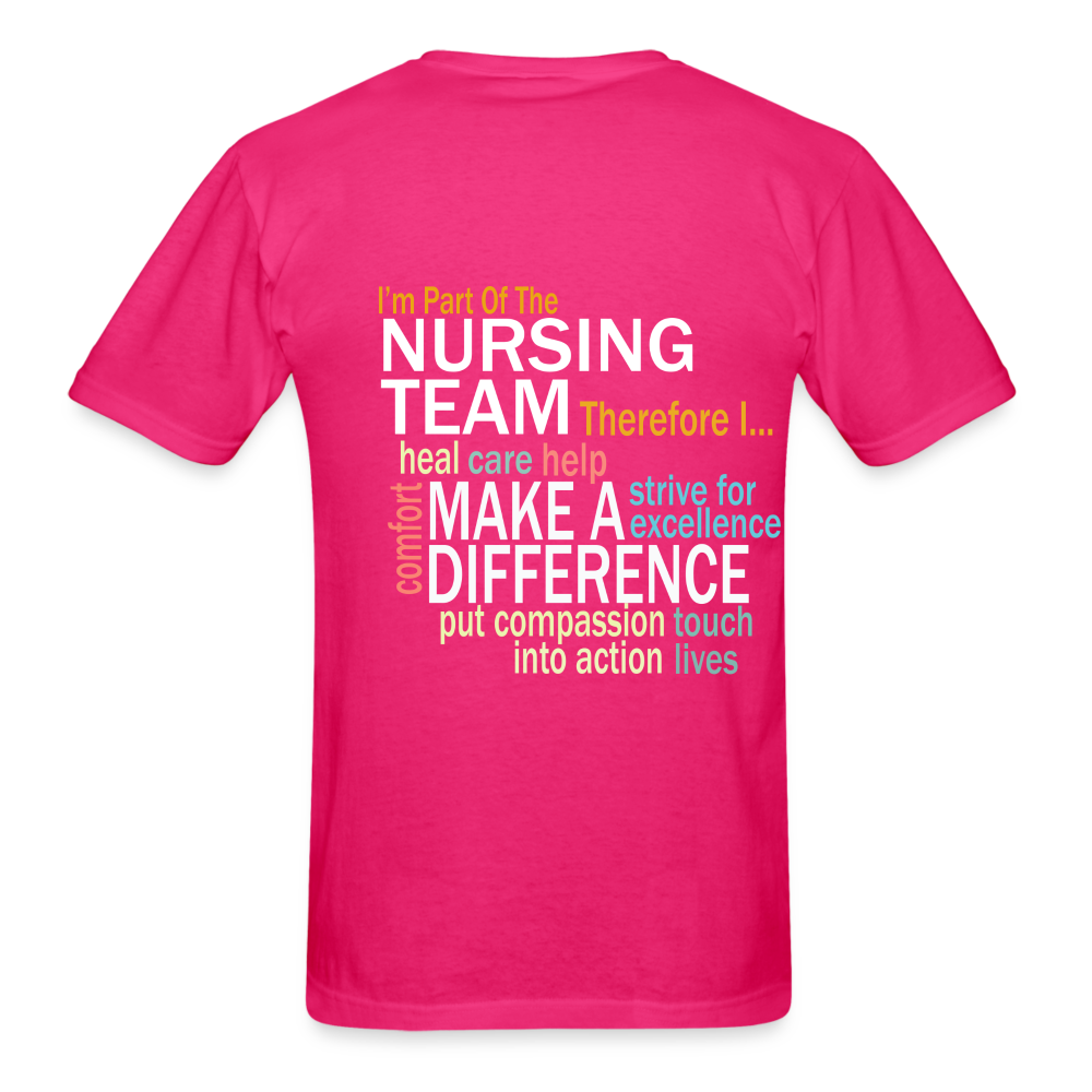 I'm Part of the Nursing Team - Unisex Classic T-Shirt - fuchsia