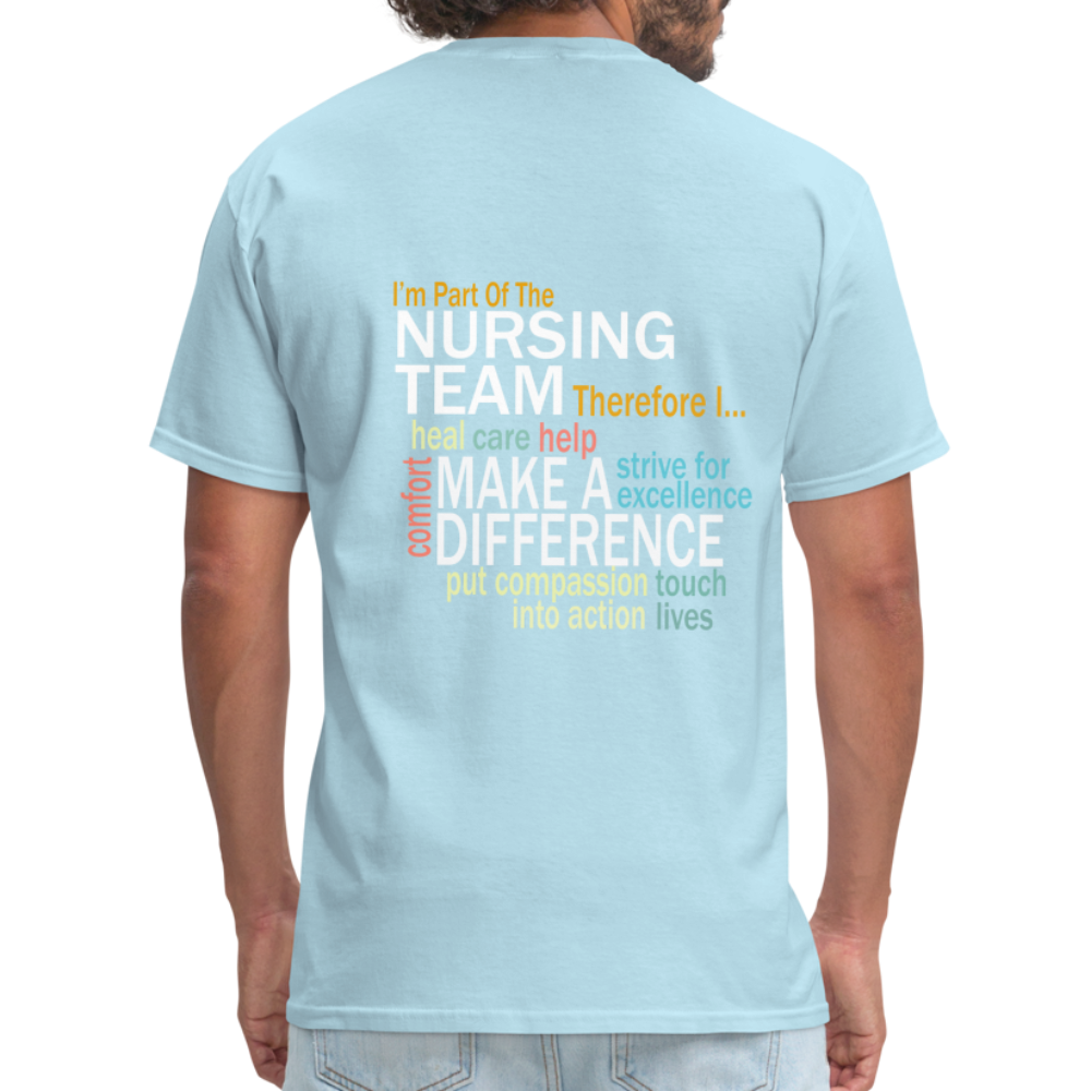 I'm Part of the Nursing Team - Unisex Classic T-Shirt - powder blue