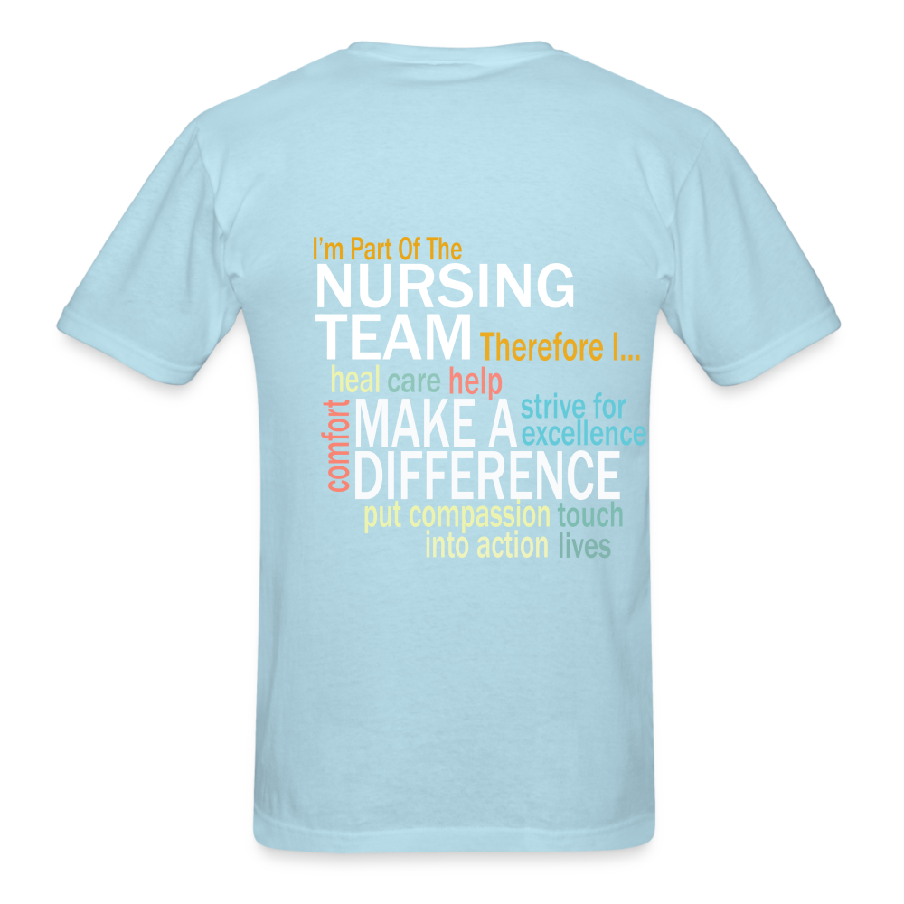 I'm Part of the Nursing Team - Unisex Classic T-Shirt - powder blue