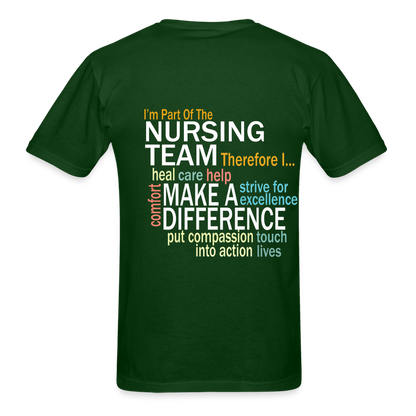I'm Part of the Nursing Team - Unisex Classic T-Shirt - forest green