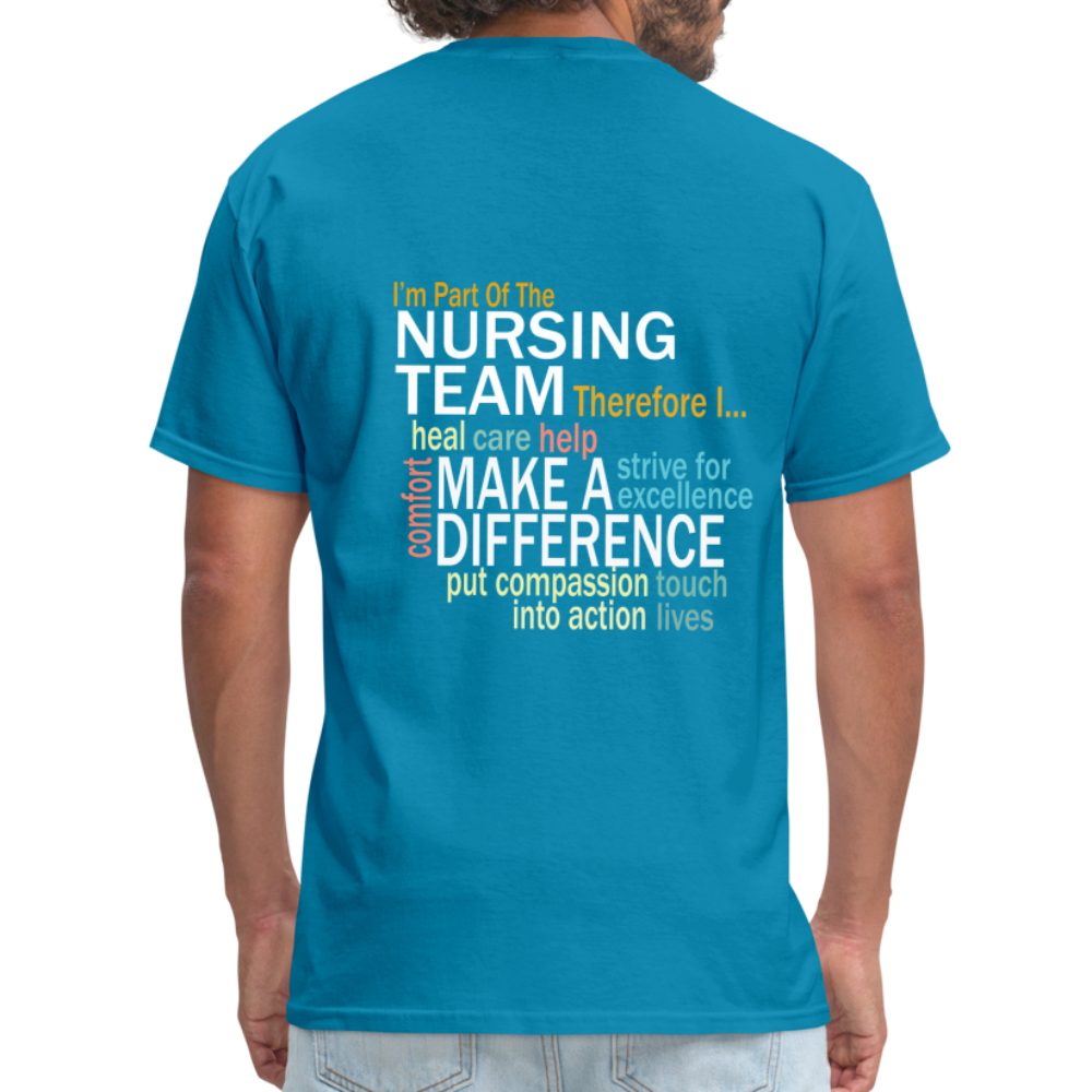 I'm Part of the Nursing Team - Unisex Classic T-Shirt - turquoise