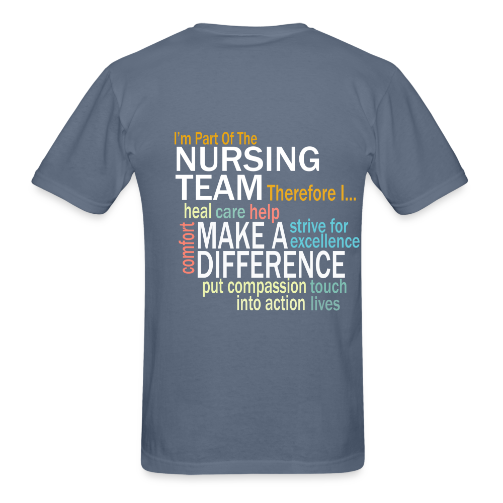 I'm Part of the Nursing Team - Unisex Classic T-Shirt - denim