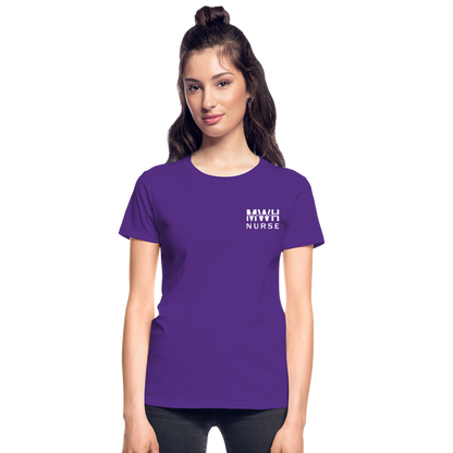 I'm Part of the Nursing Team - Gildan Ultra Cotton Ladies T-Shirt - purple