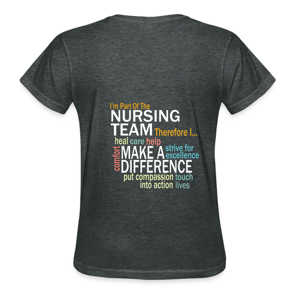 I'm Part of the Nursing Team - Gildan Ultra Cotton Ladies T-Shirt - deep heather