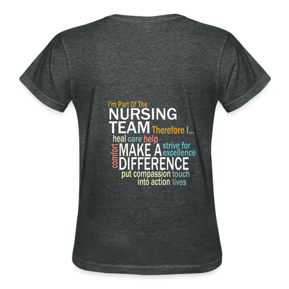 I'm Part of the Nursing Team - Gildan Ultra Cotton Ladies T-Shirt - deep heather