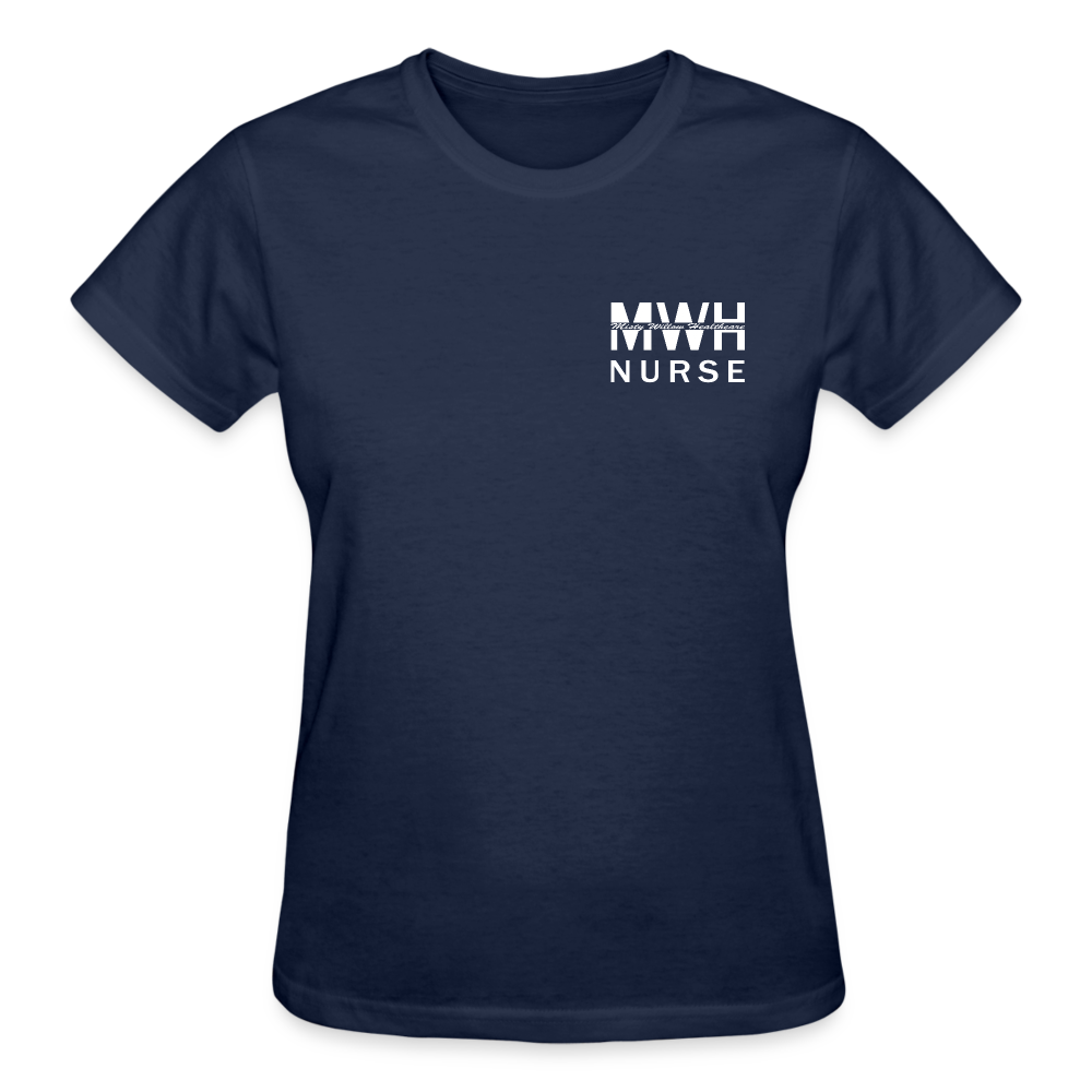 I'm Part of the Nursing Team - Gildan Ultra Cotton Ladies T-Shirt - navy