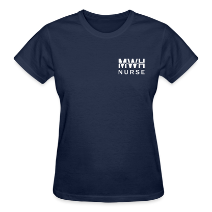 I'm Part of the Nursing Team - Gildan Ultra Cotton Ladies T-Shirt - navy