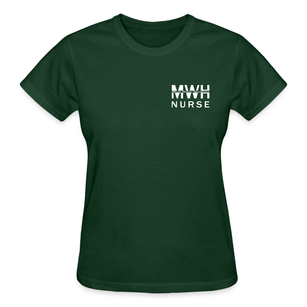 I'm Part of the Nursing Team - Gildan Ultra Cotton Ladies T-Shirt - forest green