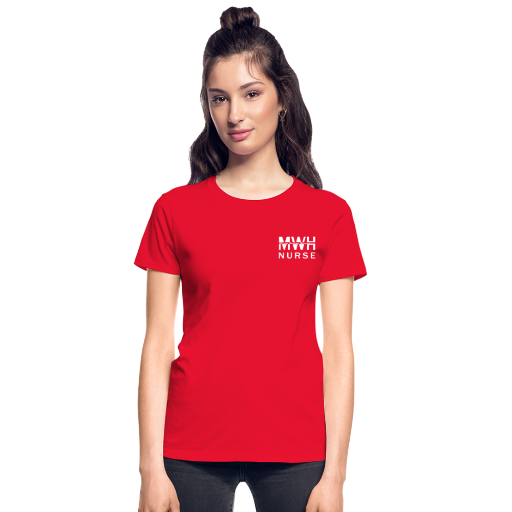 I'm Part of the Nursing Team - Gildan Ultra Cotton Ladies T-Shirt - red