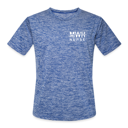 I'm Part of the Nursing Team - Men’s Moisture Wicking Performance T-Shirt - heather blue