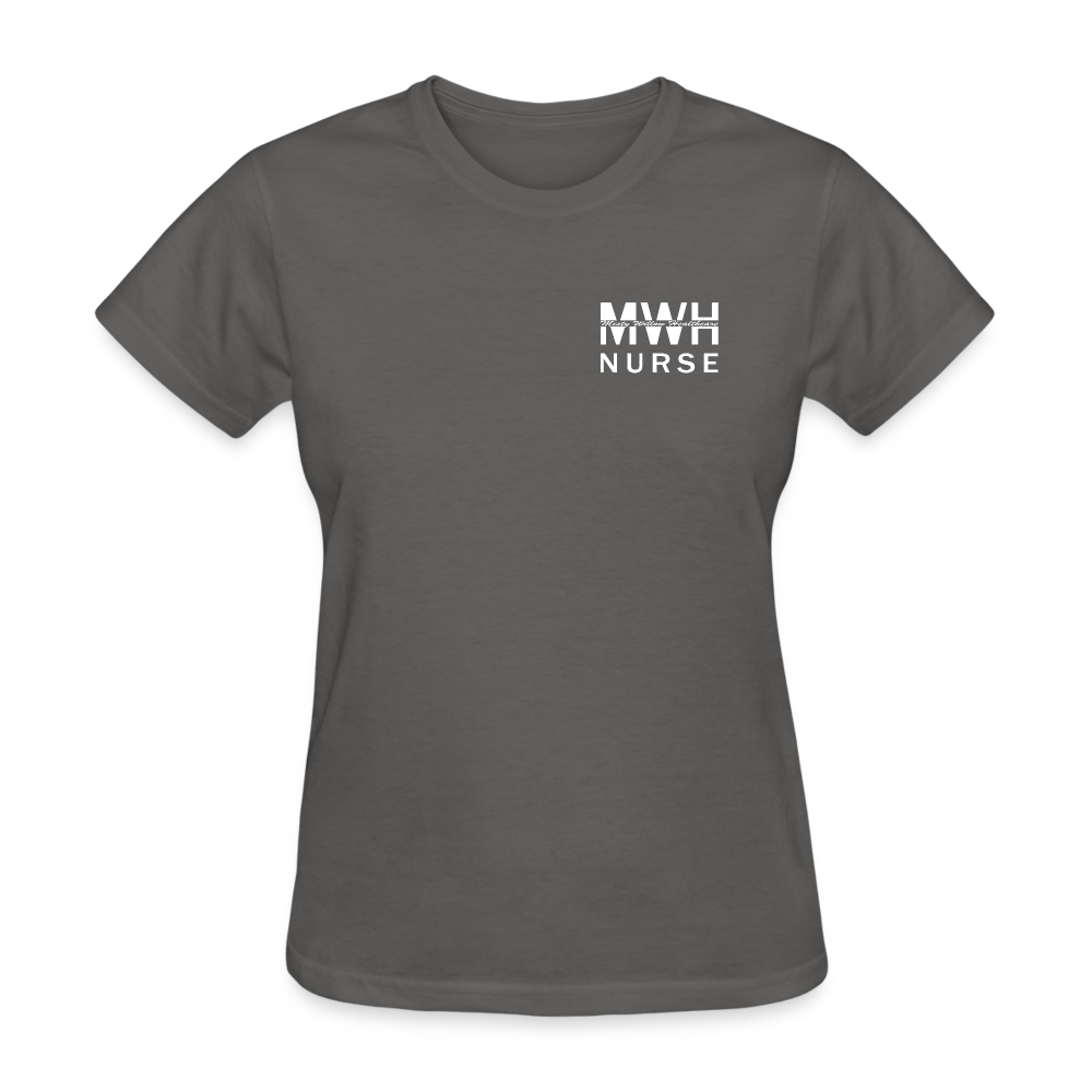 I'm Part of the Nursing Team - Women's T-Shirt - charcoal