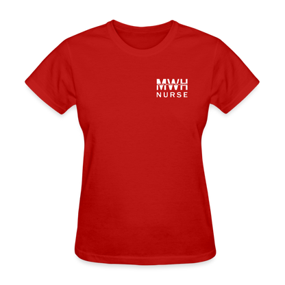 I'm Part of the Nursing Team - Women's T-Shirt - red