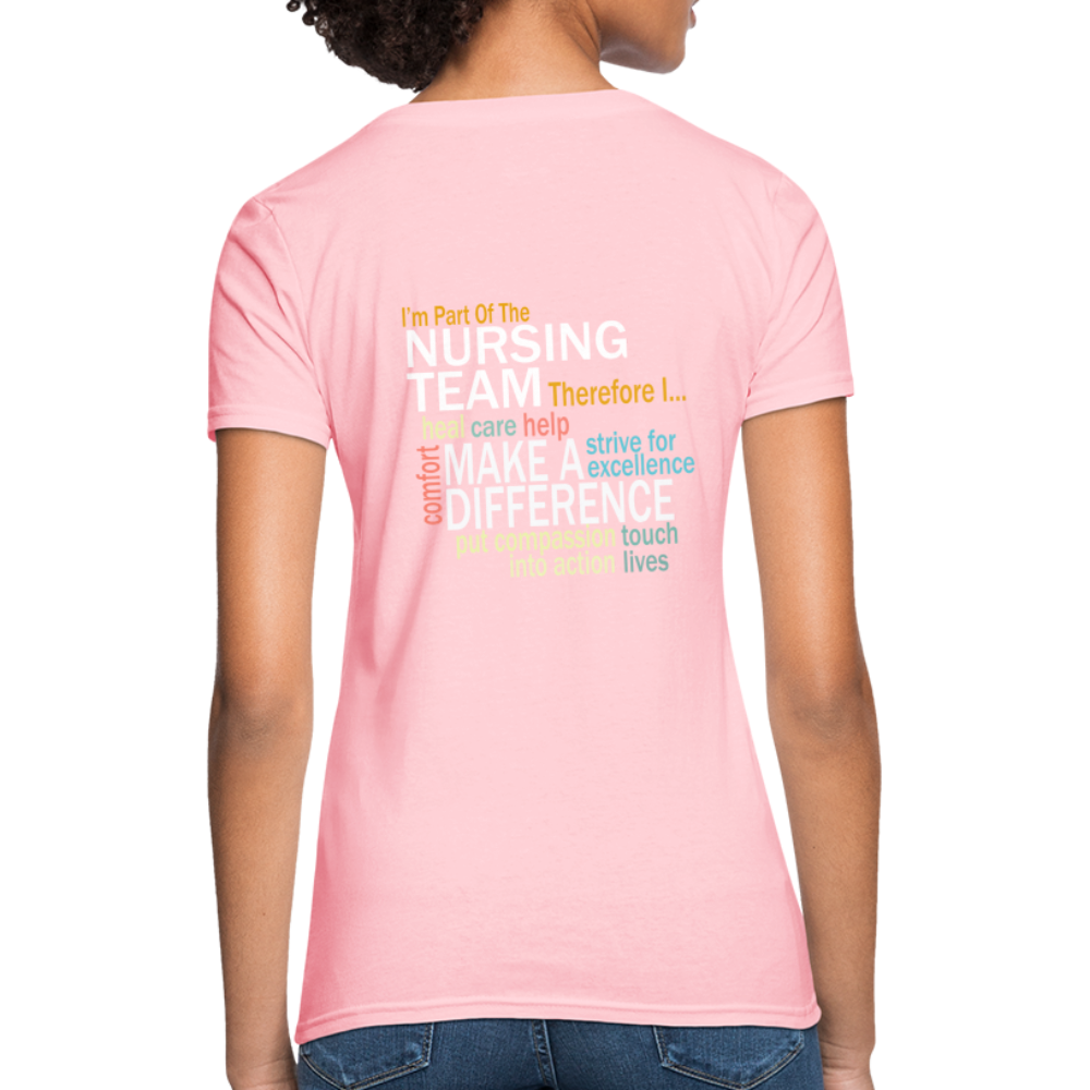 I'm Part of the Nursing Team - Women's T-Shirt - pink