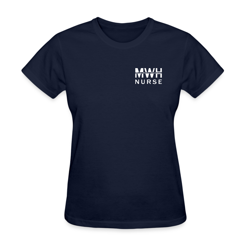 I'm Part of the Nursing Team - Women's T-Shirt - navy