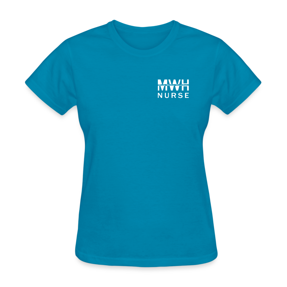 I'm Part of the Nursing Team - Women's T-Shirt - turquoise
