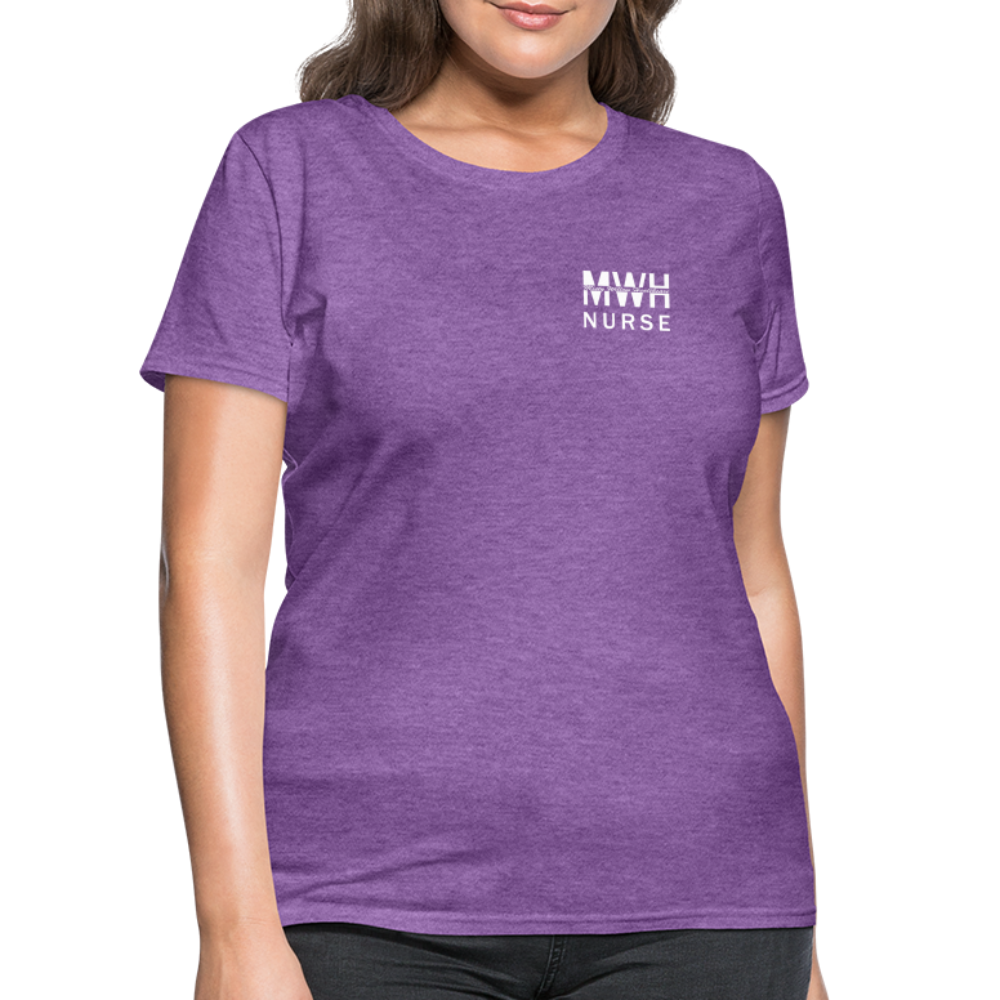 I'm Part of the Nursing Team - Women's T-Shirt - purple heather