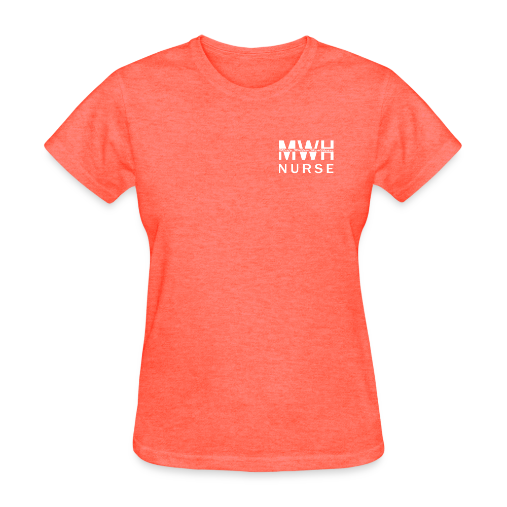 I'm Part of the Nursing Team - Women's T-Shirt - heather coral