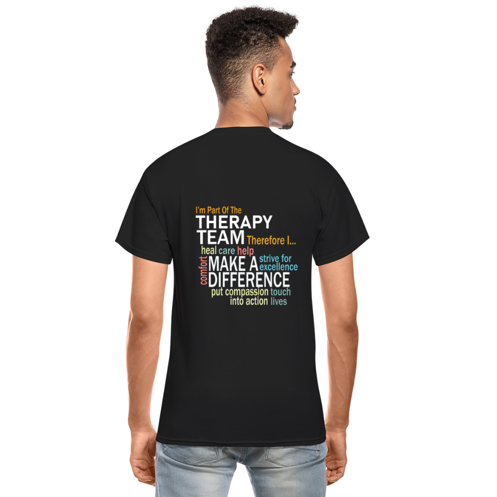 I'm Part of the Therapy Team - Gildan Ultra Cotton Adult T-Shirt - black