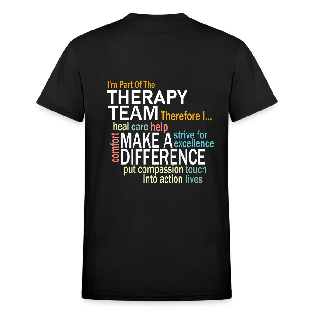 I'm Part of the Therapy Team - Gildan Ultra Cotton Adult T-Shirt - black