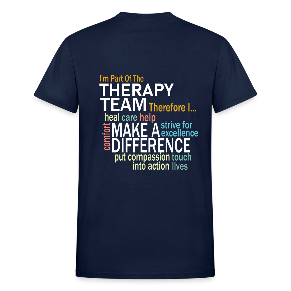 I'm Part of the Therapy Team - Gildan Ultra Cotton Adult T-Shirt - navy