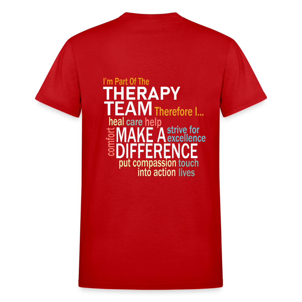 I'm Part of the Therapy Team - Gildan Ultra Cotton Adult T-Shirt - red