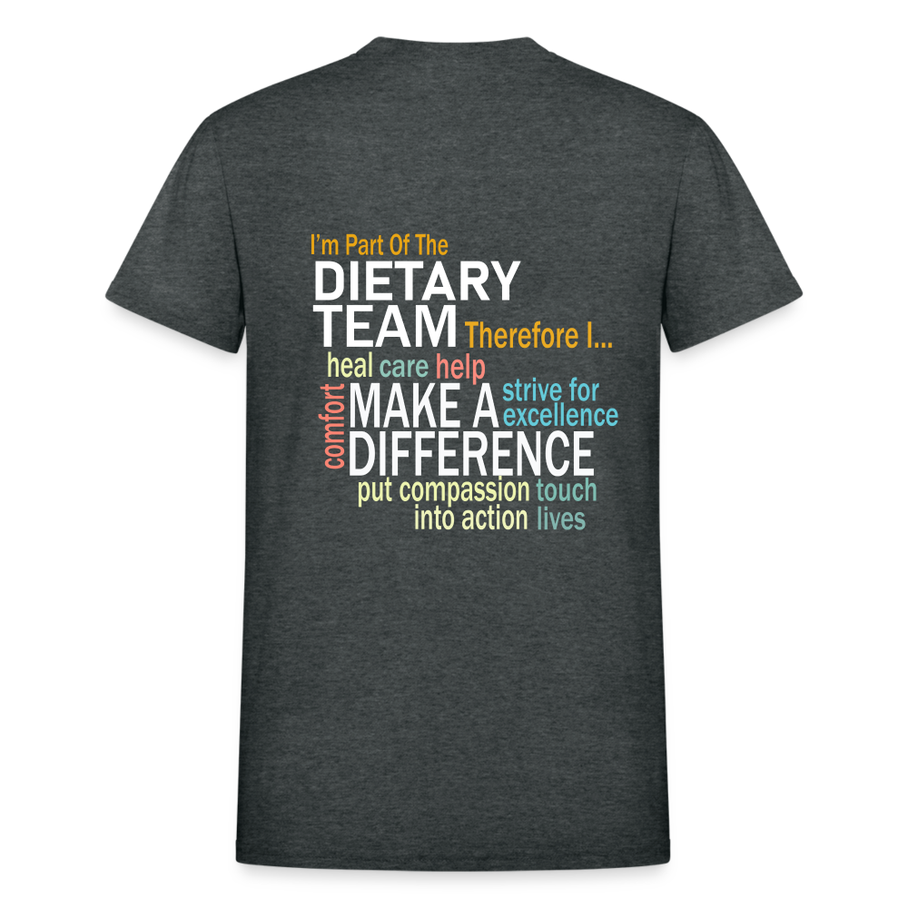 I'm Part of the Dietary Team - Gildan Ultra Cotton Adult T-Shirt - deep heather