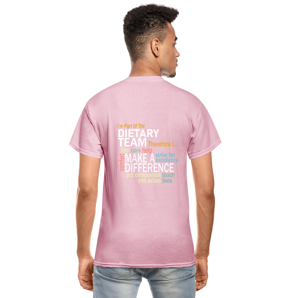 I'm Part of the Dietary Team - Gildan Ultra Cotton Adult T-Shirt - light pink