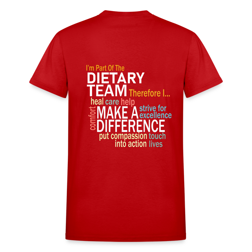 I'm Part of the Dietary Team - Gildan Ultra Cotton Adult T-Shirt - red