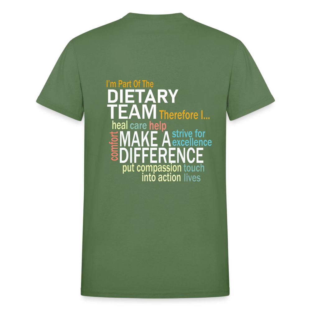 I'm Part of the Dietary Team - Gildan Ultra Cotton Adult T-Shirt - military green